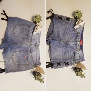 Highrise Denim Shorts
